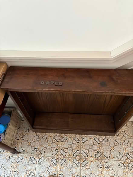 Photo of free Dark wood bookcase (Chiswick W4) #2