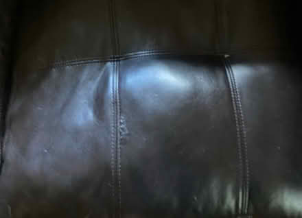 Photo of free Faux Leather Loveseat (Fawn-Tarentum) #3