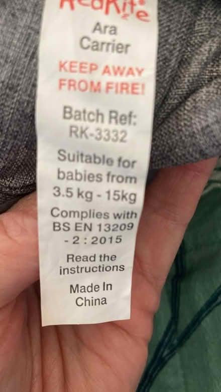 Photo of free Baby sling (Bugbrooke) #2