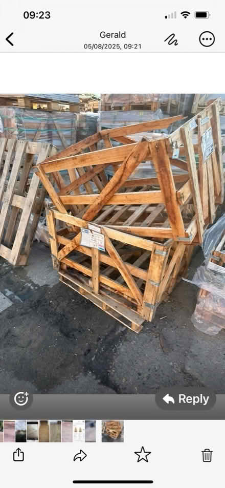 Photo of free Empty wooden crates (Bexleyheath) #1