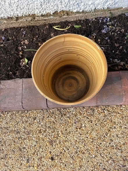Photo of free Bamboo pot cover (Ashford, Surrey TW15) #2