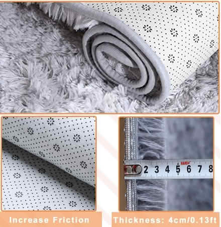 Photo of free Grey shaggy rug (Borehamwood, WD6) #3