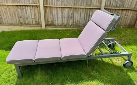 Photo of free Pair of LifestyleGarden Solana loungers (1 cushion) (Arborfield Garrison RG2) #1