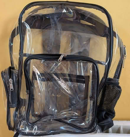Photo of free Transparent Plastic Rucksack (Purley CR2) #1