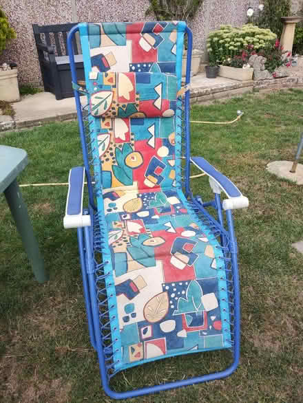 Photo of free Reclining Garden Chair (Stonehouse) #1