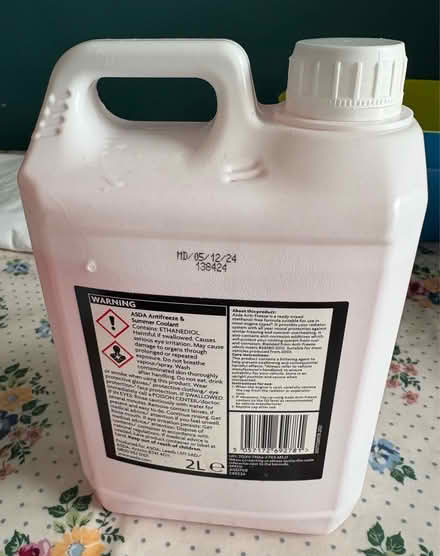 Photo of free Anti freeze/summer coolant - SE26 (Sydenham, SE26) #2