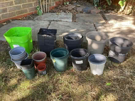 Photo of free Various plastic garden pots. (Whitegrove RG42) #1
