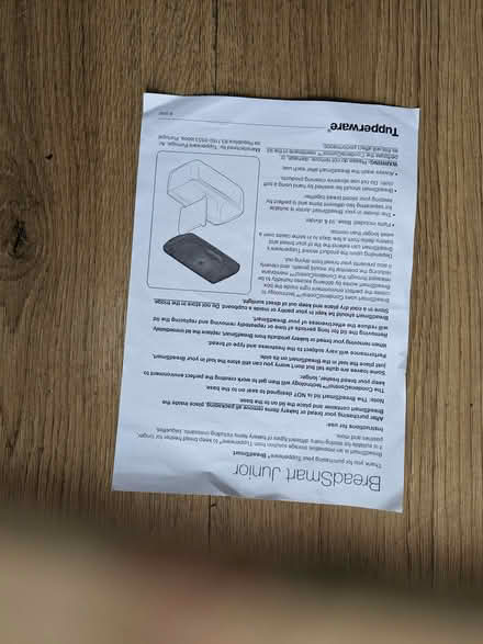 Photo of free Tupperware bread bin (Bethesda LL57) #3