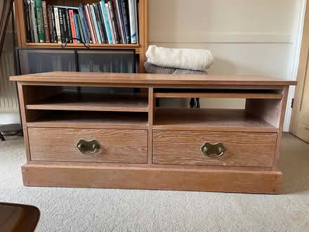 Photo of free Oak TV/Media unit- Laura Ashley (Bramley GU5) #1