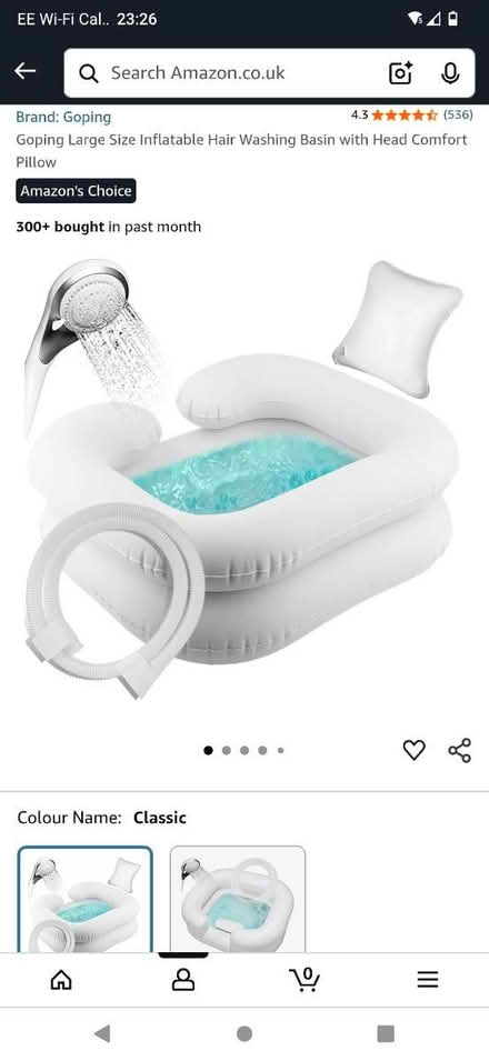Photo of free Inflatable Hair Washing Basin (Long Hanborough) #1