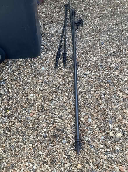 Photo of free Black curtain poles (Camberley) #3