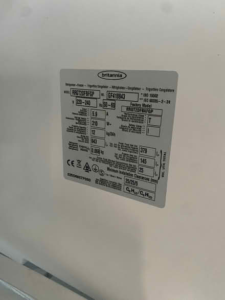 Photo of free American style fridge freezer (Fishbourne Chichester) #1