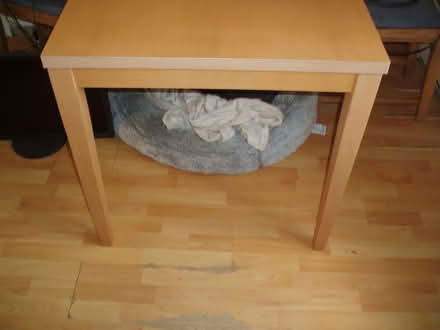 Photo of free Beech Effect Dining or Kitchen Table with Detachable Legs (Yateley GU46) #3