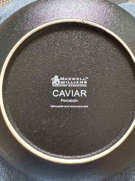 Photo of free 5 black side plates (Ham, Richmond, TW10) #2