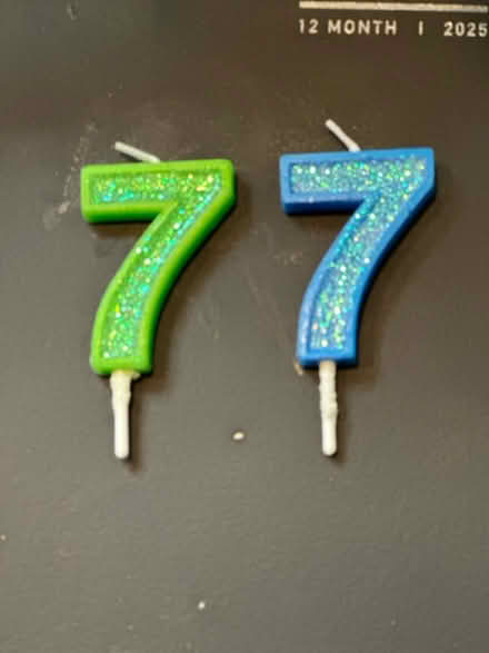 Photo of free Unused “7”Candles (2) (Palisades, NW, WDC) #1
