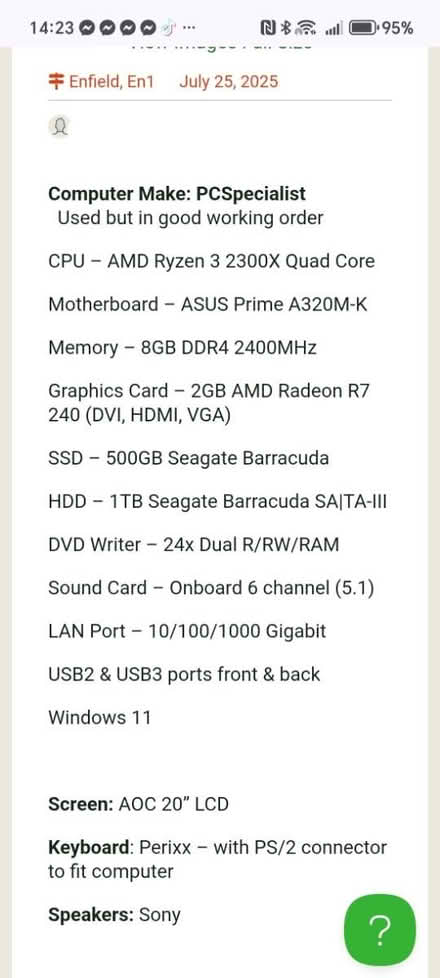 Photo of Windows 11 Desktop / Laptop (Waltham Forest E4) #2