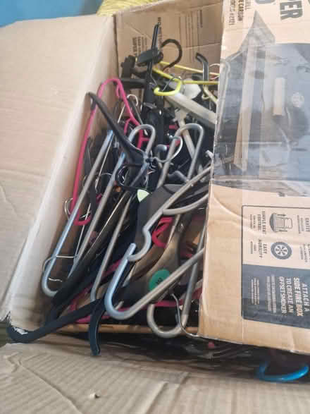 Photo of free Big box of coat hangers (ME7) #1