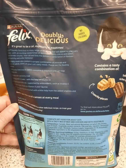 Photo of free Bag of Dry Felix Cat Food 750g (East Hagbourne OX11) #2