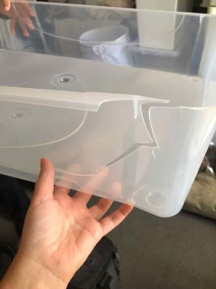 Photo of free Under bed plastic storage box (N8 0LD) #2