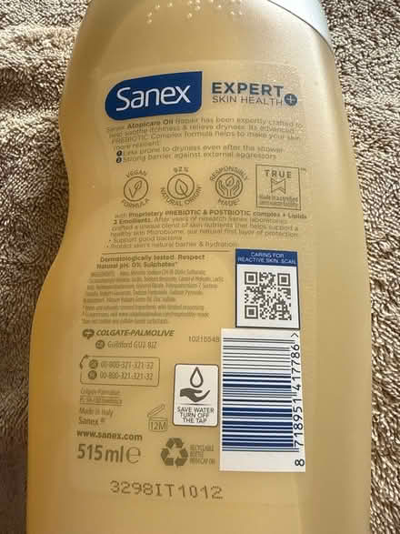 Photo of free Shower gel for sensitive skin (Tinshill LS16) #2