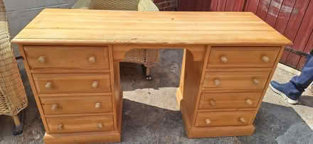 Photo of free Solid wooden desk (Fareham PO15) #1