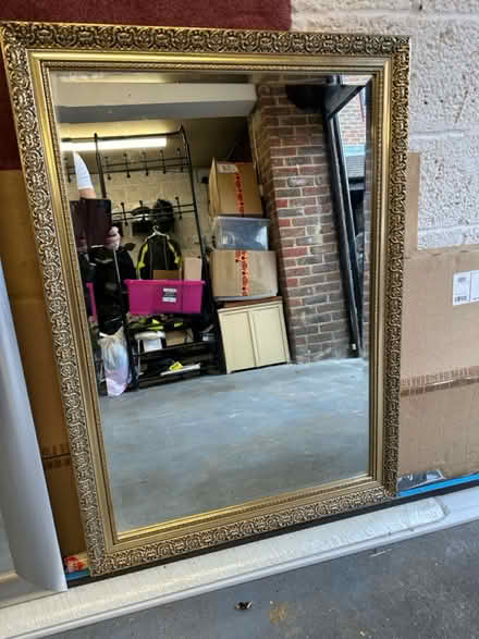 Photo of free Large mirror gold frame (Windlesham GU20) #1