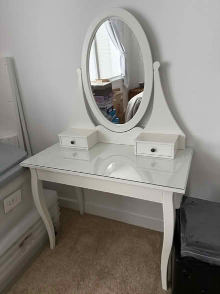 Photo of free White Ikea Hemnes vanity (Oakland, Cleveland Heights) #1