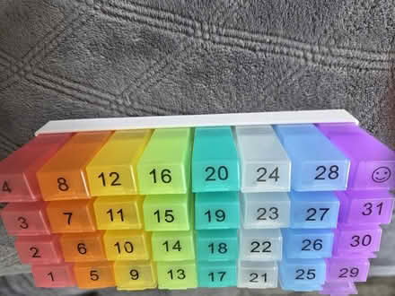 Photo of free Pill organiser (One monthly) (Caterham CR3) #2