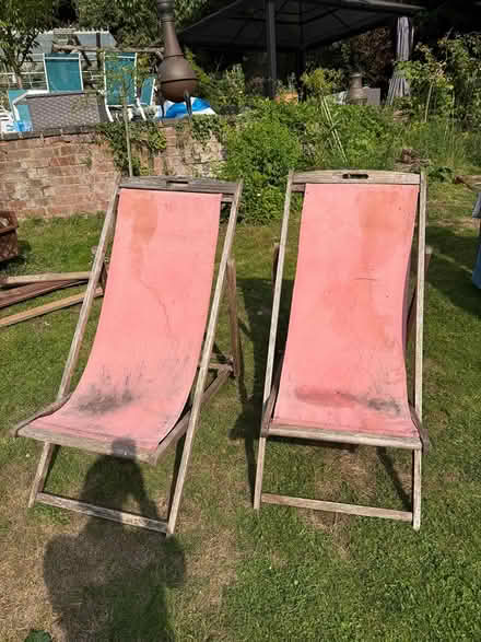Photo of free 2 deck chairs (Burham Rochester) #1
