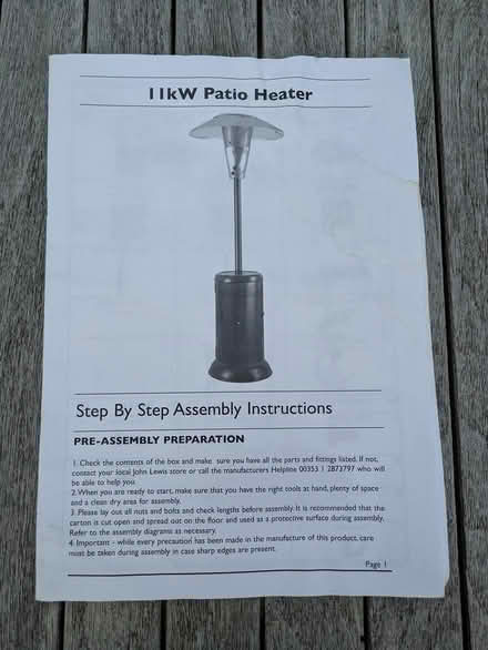 Photo of free Patio heater (Leighton Buzzard LU7) #4
