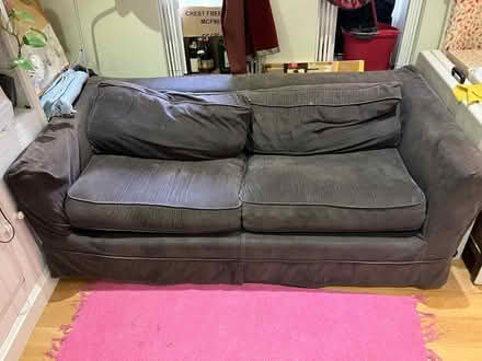 Photo of free Corduroy Sofa bed (W12) #1