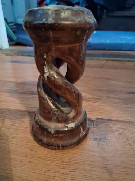 Photo of free Unusual wooden candle holder (Coxheath ME17) #1