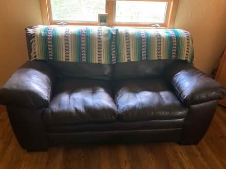 Photo of free Faux Leather Loveseat (Fawn-Tarentum) #1