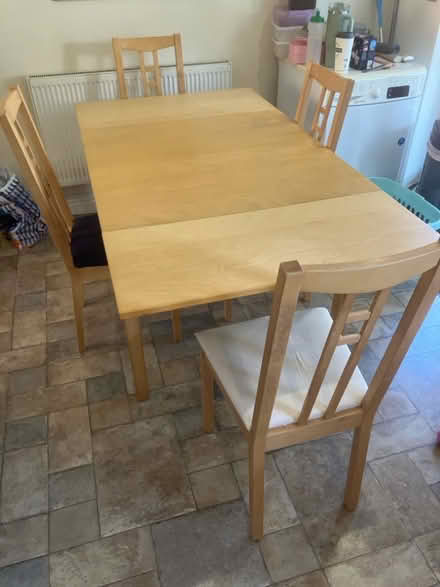 Photo of free Table and 6 chairs (Kendal LA9) #2
