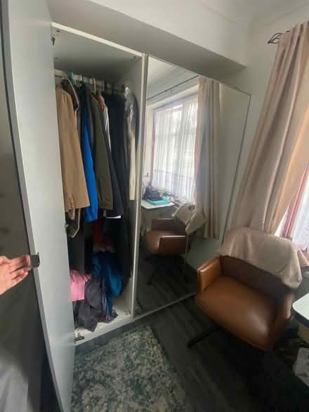 Photo of free Double mirrored IKEA wardrobe (Barking IG11) #3