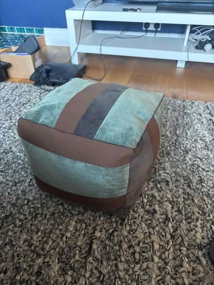 Photo of free Small cube foot rest/pouffe (Wheathampstead AL4) #3