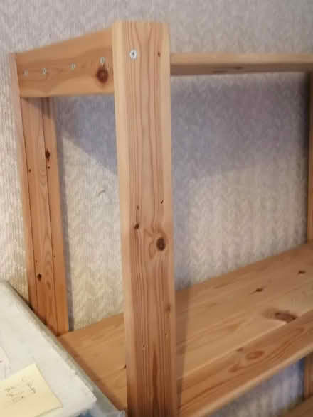 Photo of free 6 feet tall. Pine shelves. (Portsmouth PO3) #2