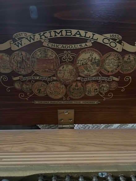 Photo of free Kimball Upright Piano (Northwest New Jersey) #2