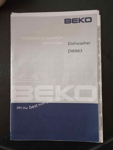 Photo of free Beko integrated dishwasher (Llanferres, Nr.Mold. CH7) #2