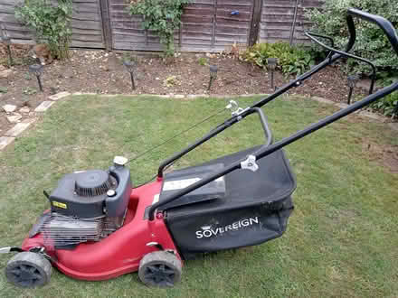 Photo of free Petrol Sovereign lawnmower (Springfield Rd area, Rushden NN10) #1