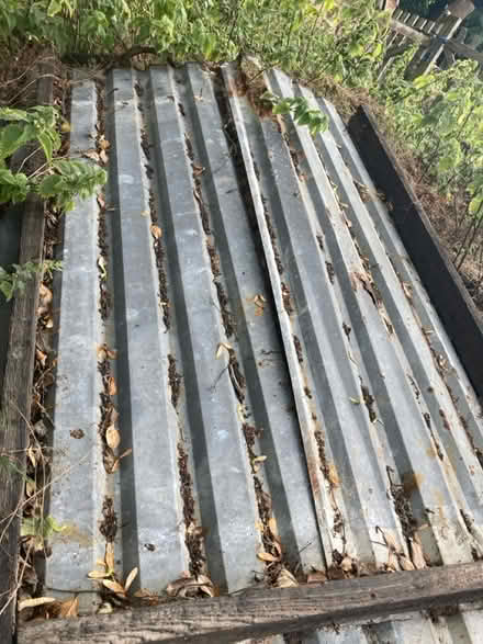 Photo of free Galvanised steel roofing panels (Leckhampton) #1