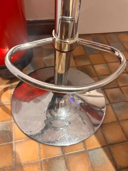 Photo of free Red breakfast bar stools (Wooburn Green HP10) #3