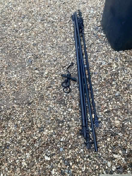 Photo of free Black curtain poles (Camberley) #1