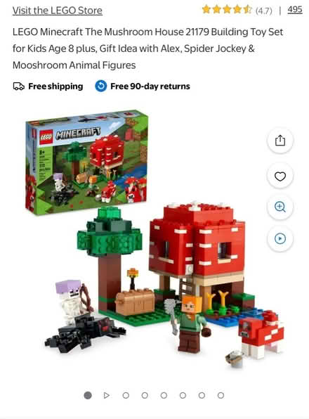 Photo of free Minecraft Lego Mushroom set (east end) #1