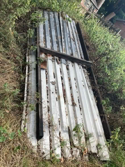 Photo of free Galvanised steel roofing panels (Leckhampton) #2