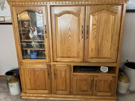 Photo of free TV Entertainment Cabinet (North Syracuse) #1