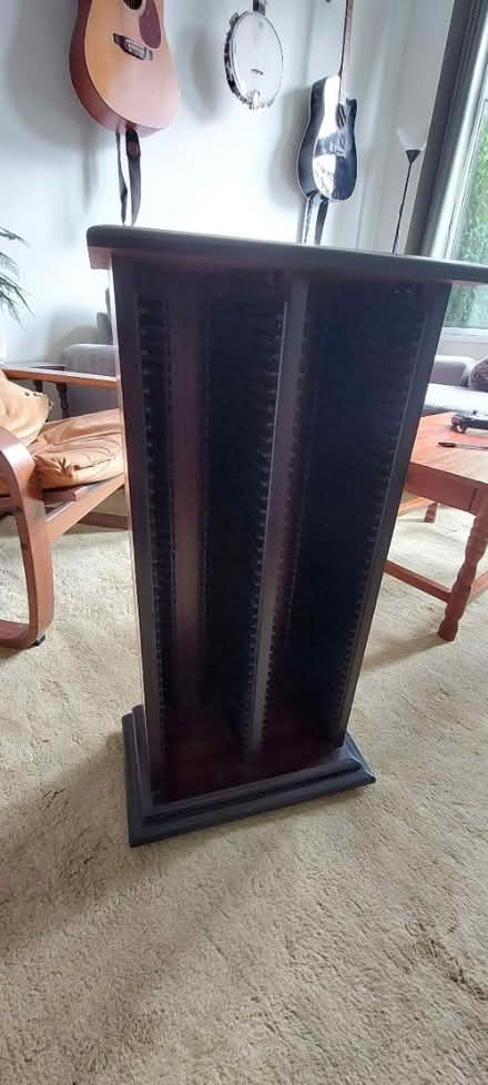 Photo of free Wooden cd rack (Levenshulme M19) #1