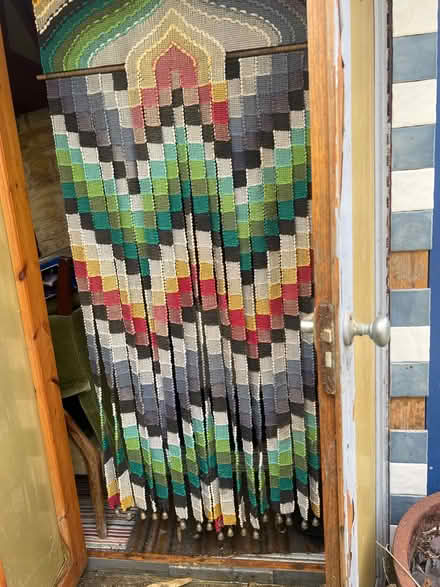 Photo of free Woven door curtain with bells (Shoreham-by-sea) #2