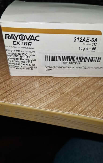 Photo of free Hearing Aid Batteries (Horsham Station) #2