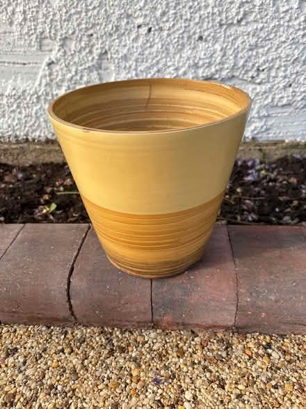 Photo of free Bamboo pot cover (Ashford, Surrey TW15) #1